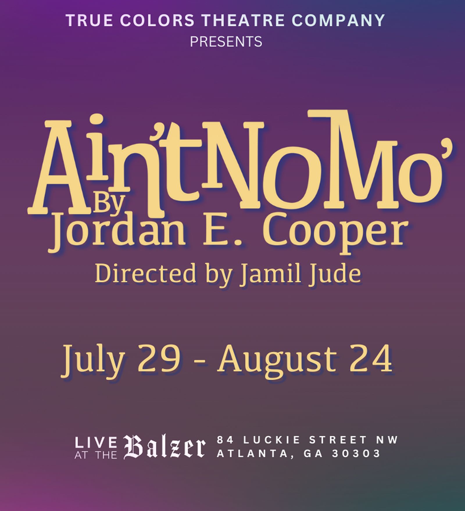 Ain't No Mo' by Jordan E. Cooper | Discover Atlanta