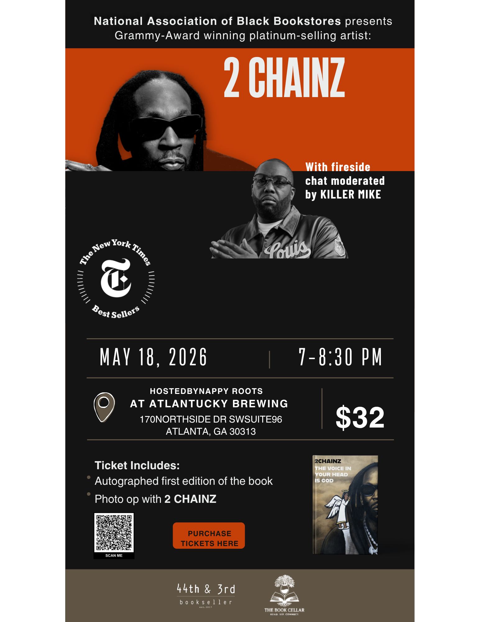 COHE⭐︎2冊 2 Chainz Book Signing with Moderator Killer Mike | Discover Atlanta