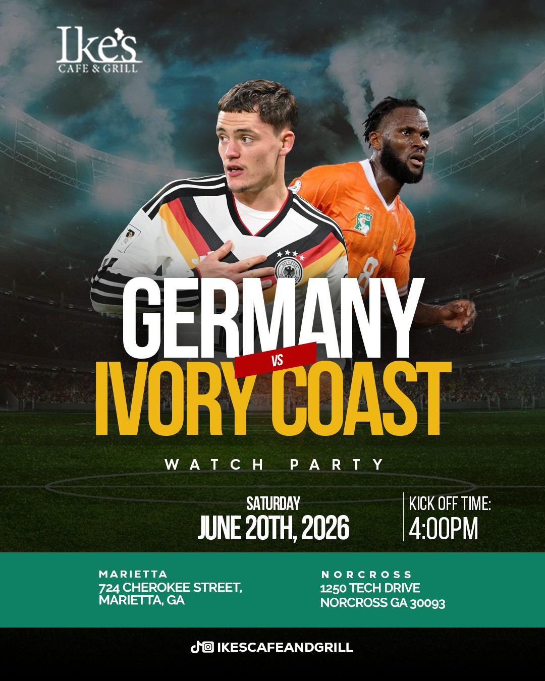 Germany vs. Ivory Coast World Cup Watch Party | Discover Atlanta