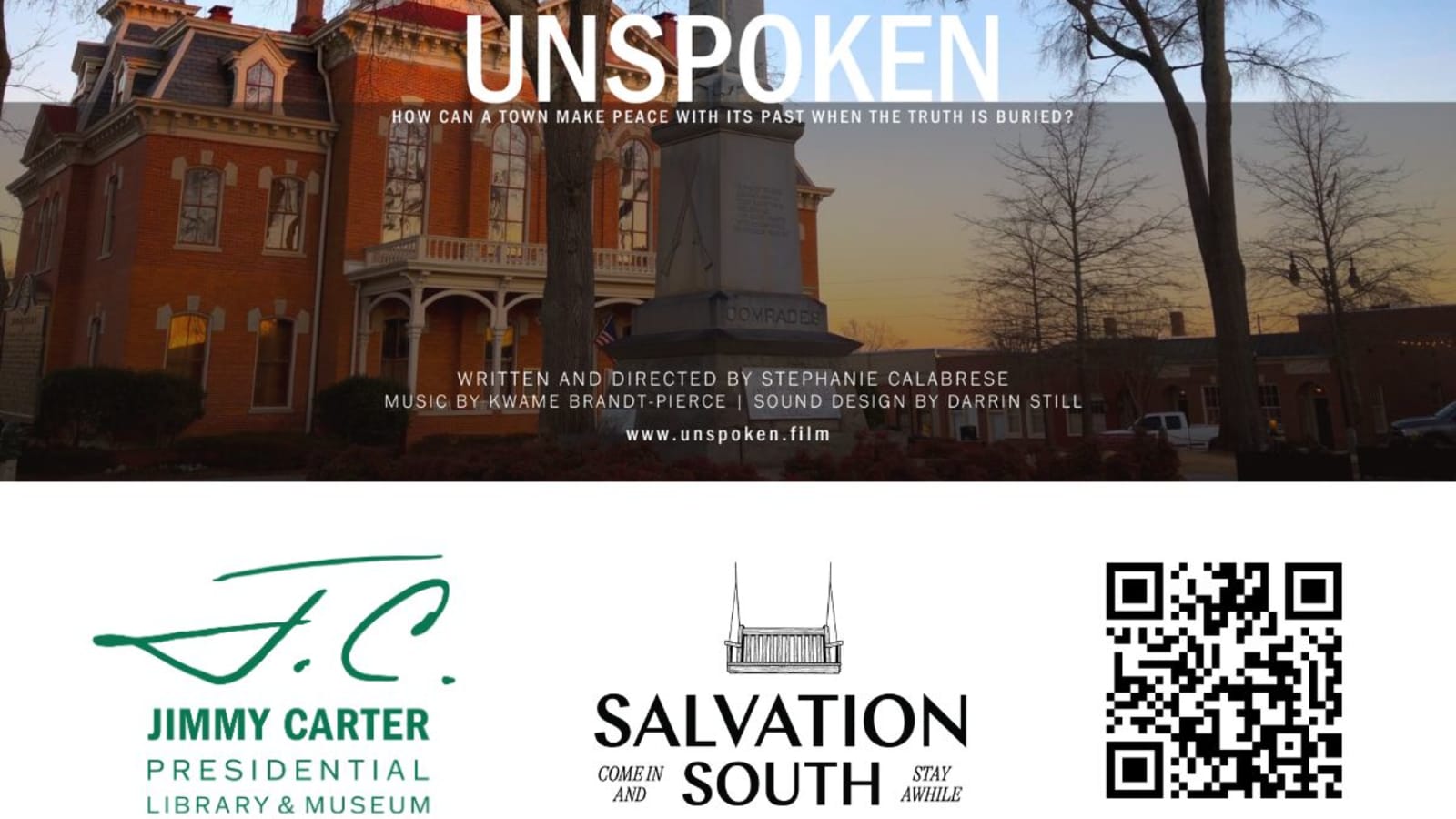 UNSPOKEN Documentary Film Screening & Discussion