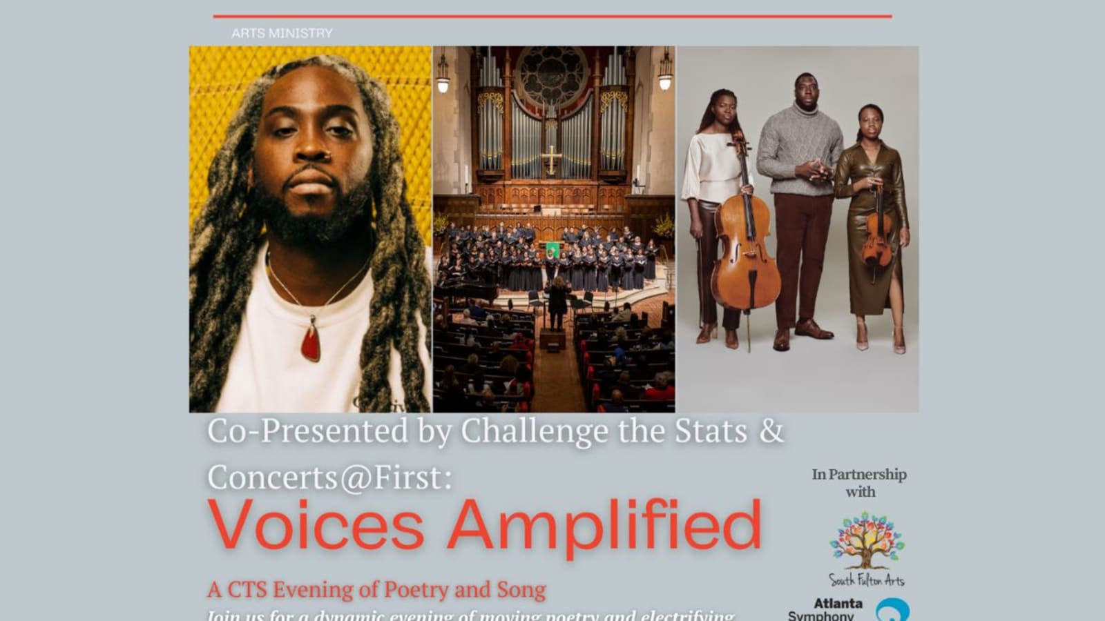 Voices Amplified: An Evening of Poetry and Song