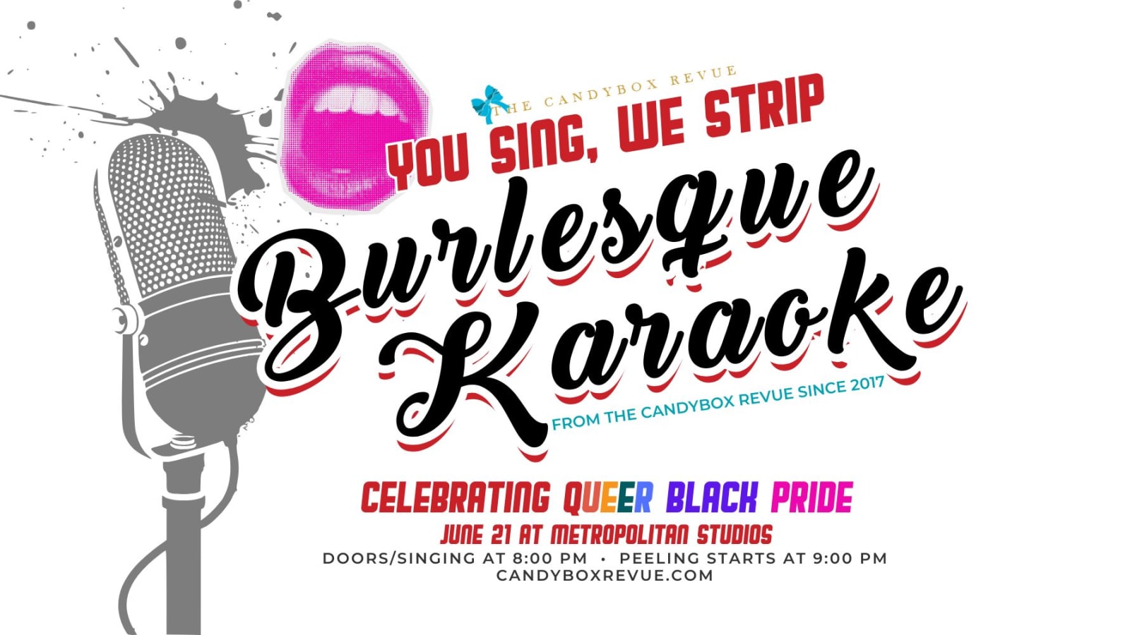 You Sing We Strip Burlesque Karaoke™!