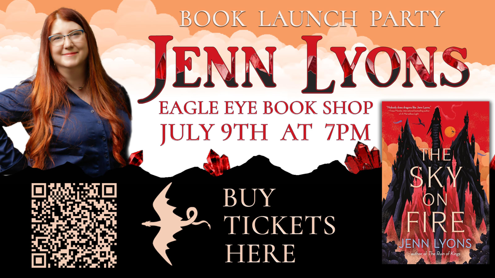Jenn Lyons - The Sky on Fire Book Launch