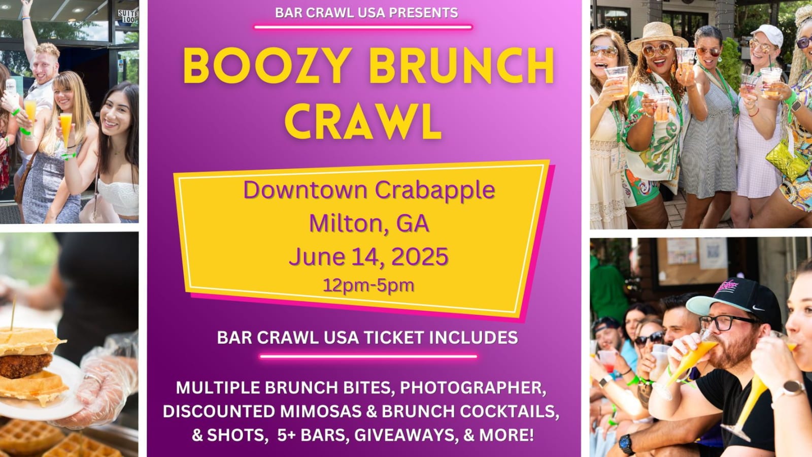 Boozy Brunch Bar Crawl: Downtown Crabapple