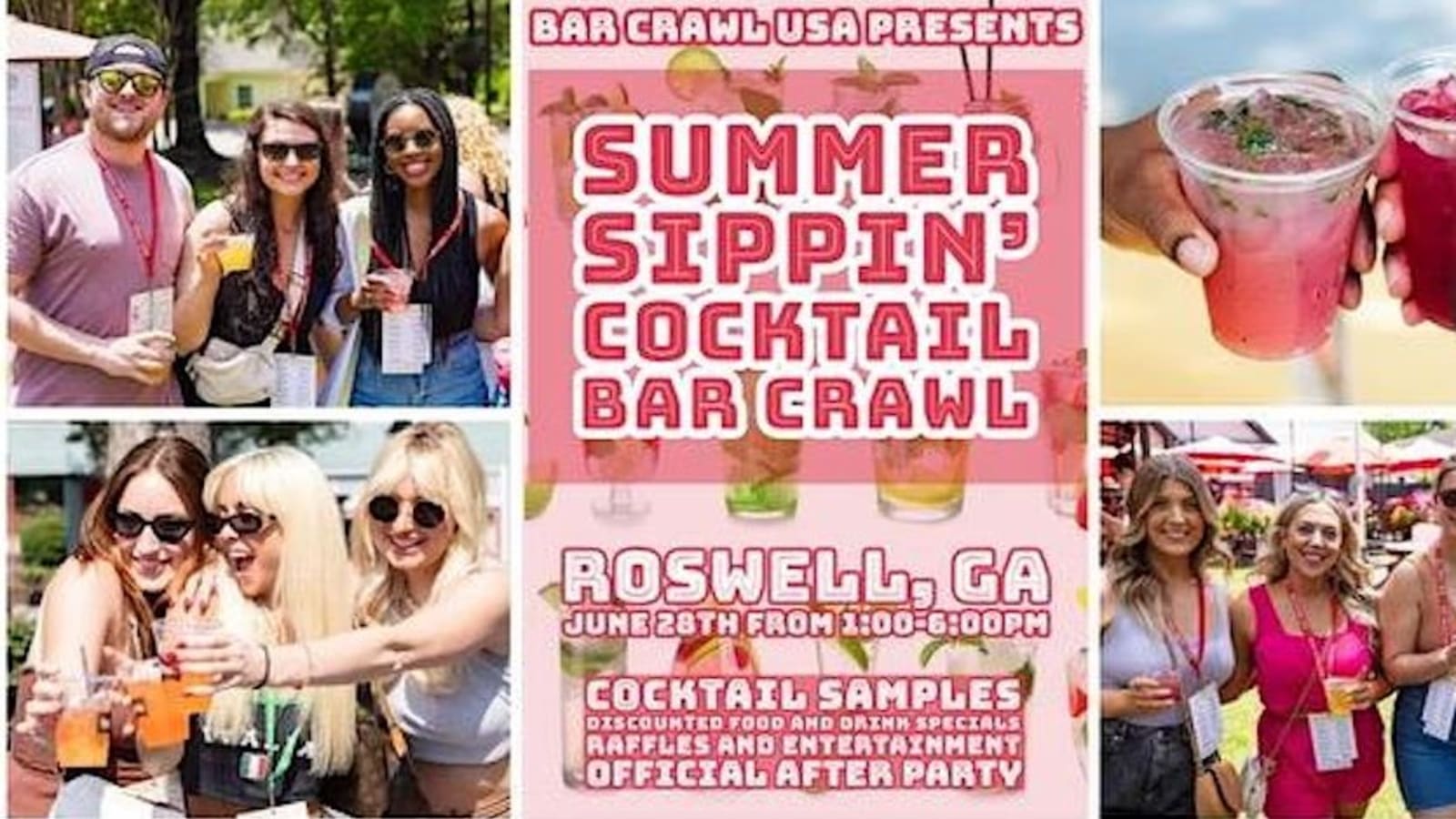 Summer Sippin' Cocktail Bar Crawl: Roswell