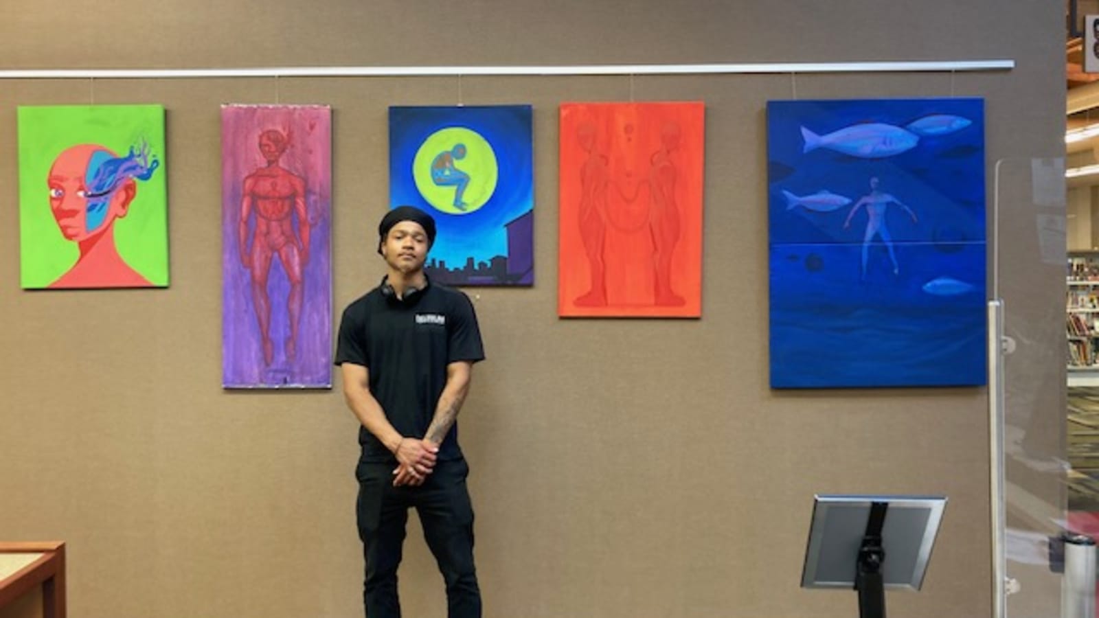 Contemporary Art Exhibition in Stonecrest Library