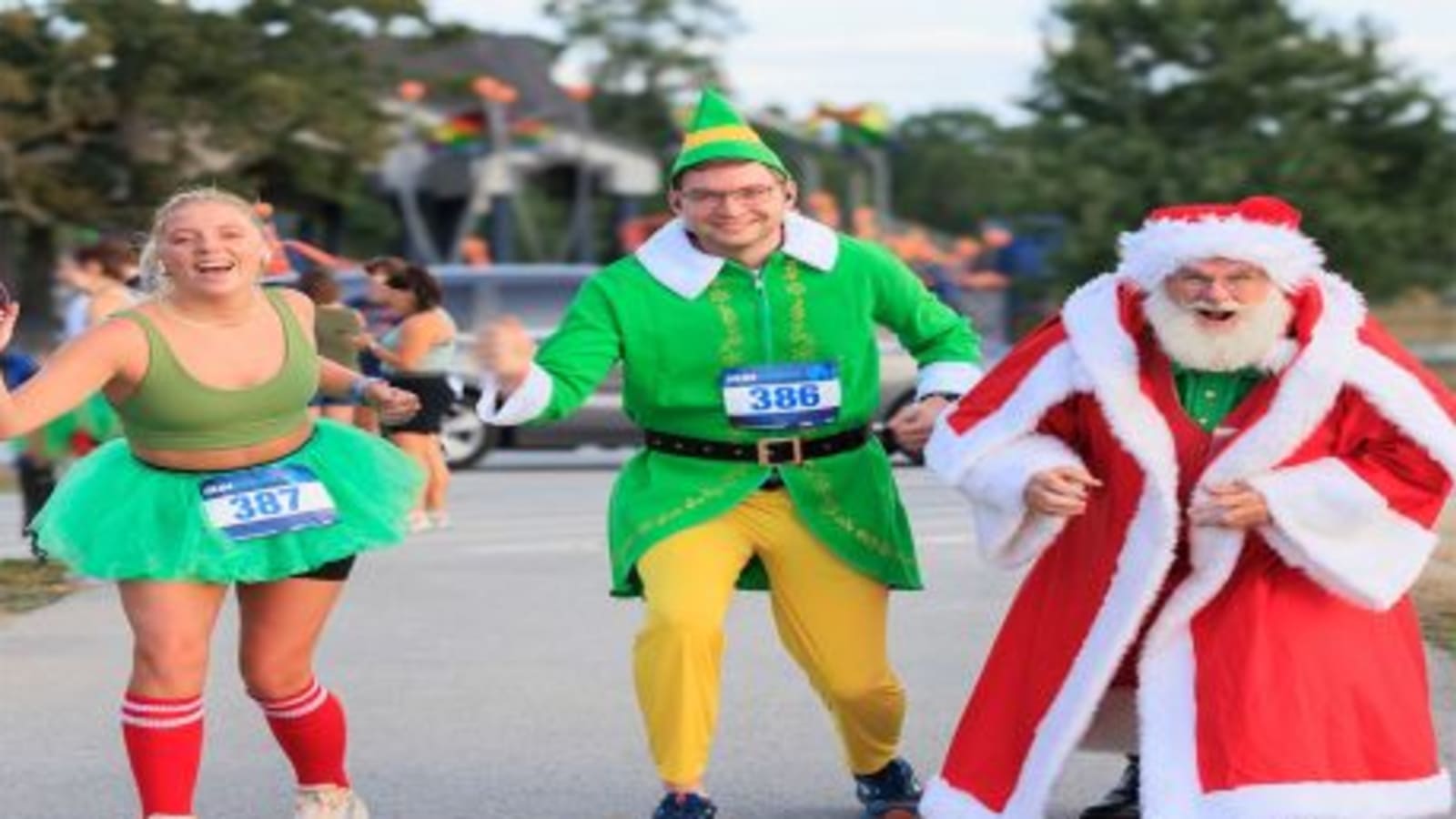 Run Santa Run Christmas in July Night Run Atlanta