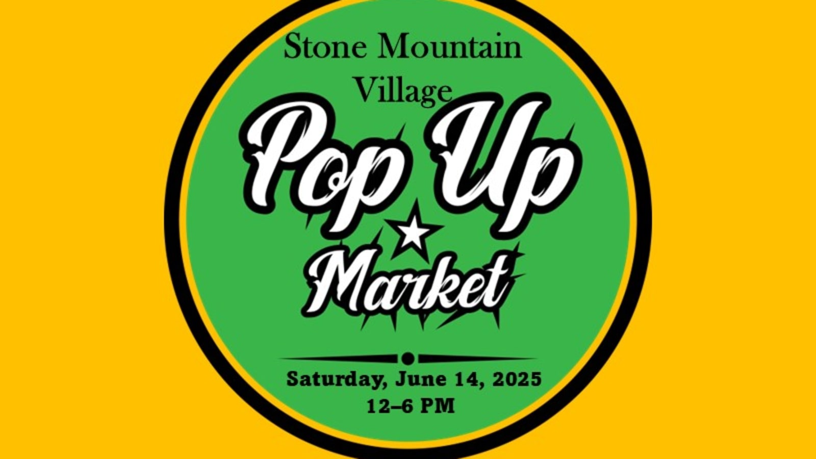 Stone Mountain Pop-Up Market