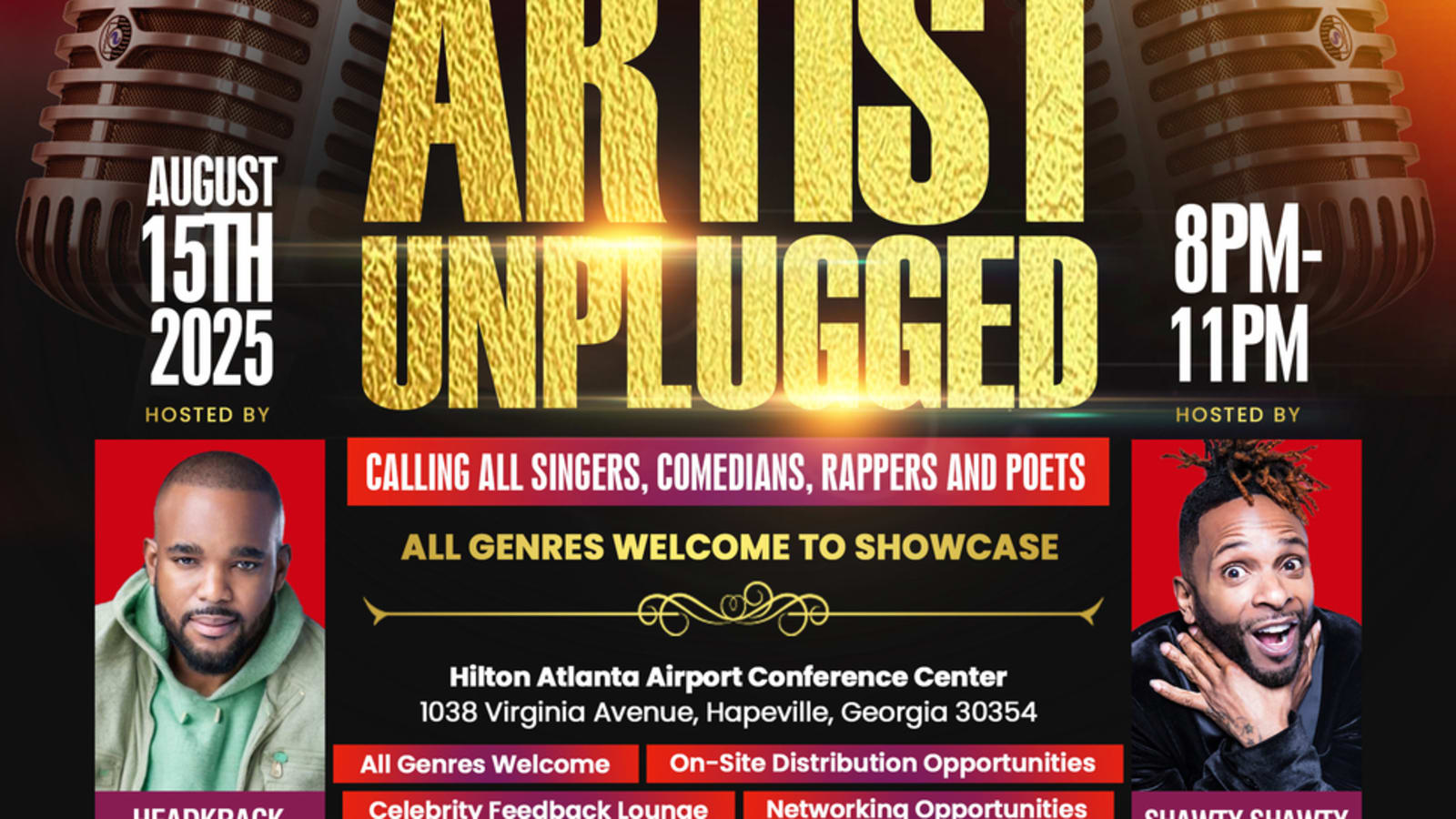 RMF Summit Artist Unplugged and Comedy Showcase
