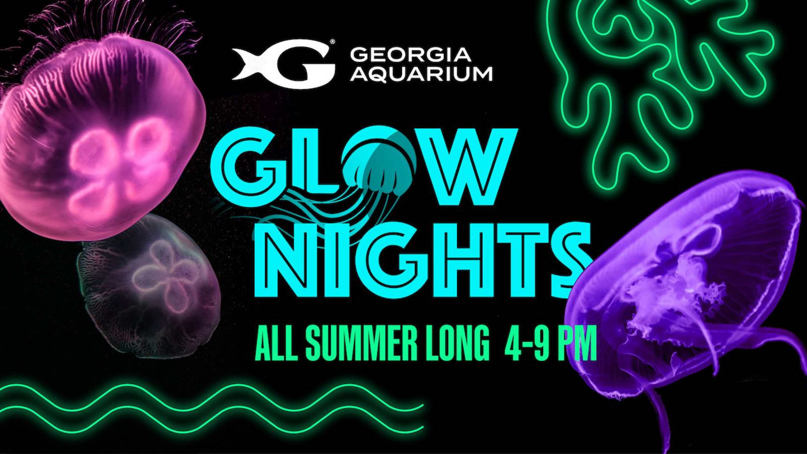 Glow Nights at Georgia Aquarium