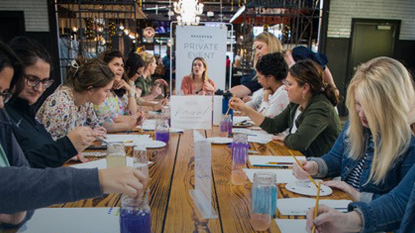 Sip + Paint with Adelina Social Goods