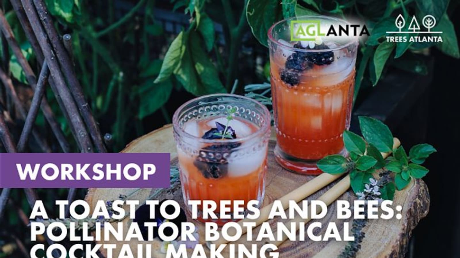 Trees & Bees: Pollinator Botanical Cocktail Making
