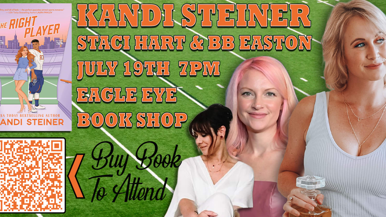 Kandi Steiner - The Right Player Book Signing