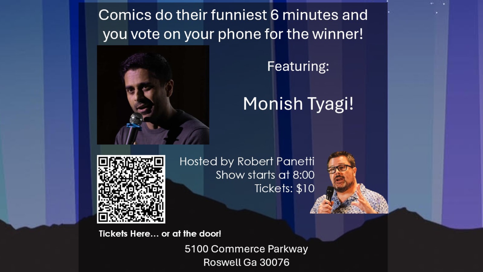 Live Stand-Up Comedy at Aurora Cineplex