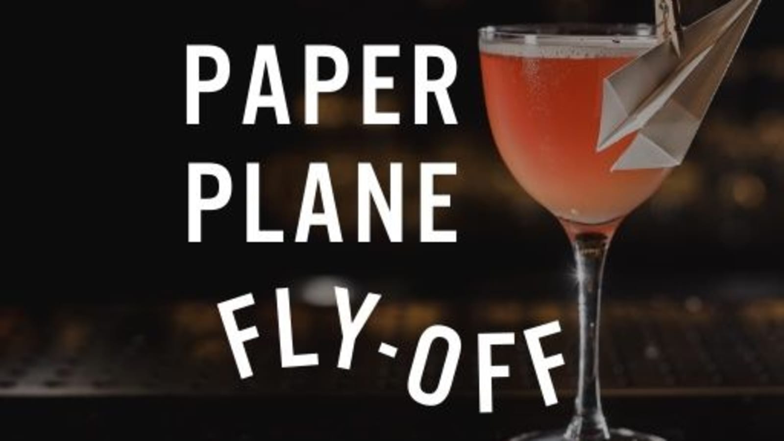 Paper Plane Fly-Off at The Office Bar