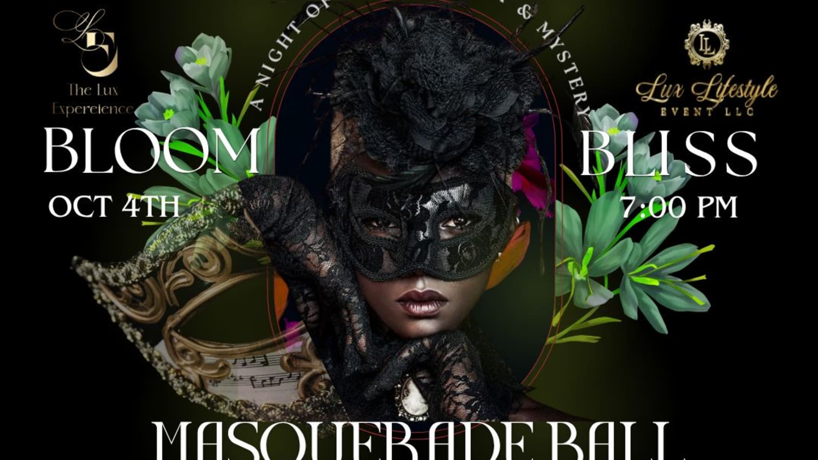BLOOM & BLISS MASQUERADE BALL