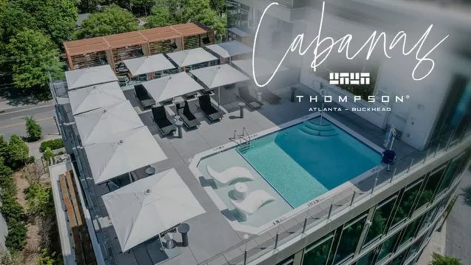 Cabanas at the Pool