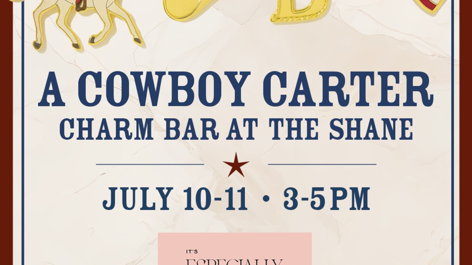 Cowboy Carter Charm Bar