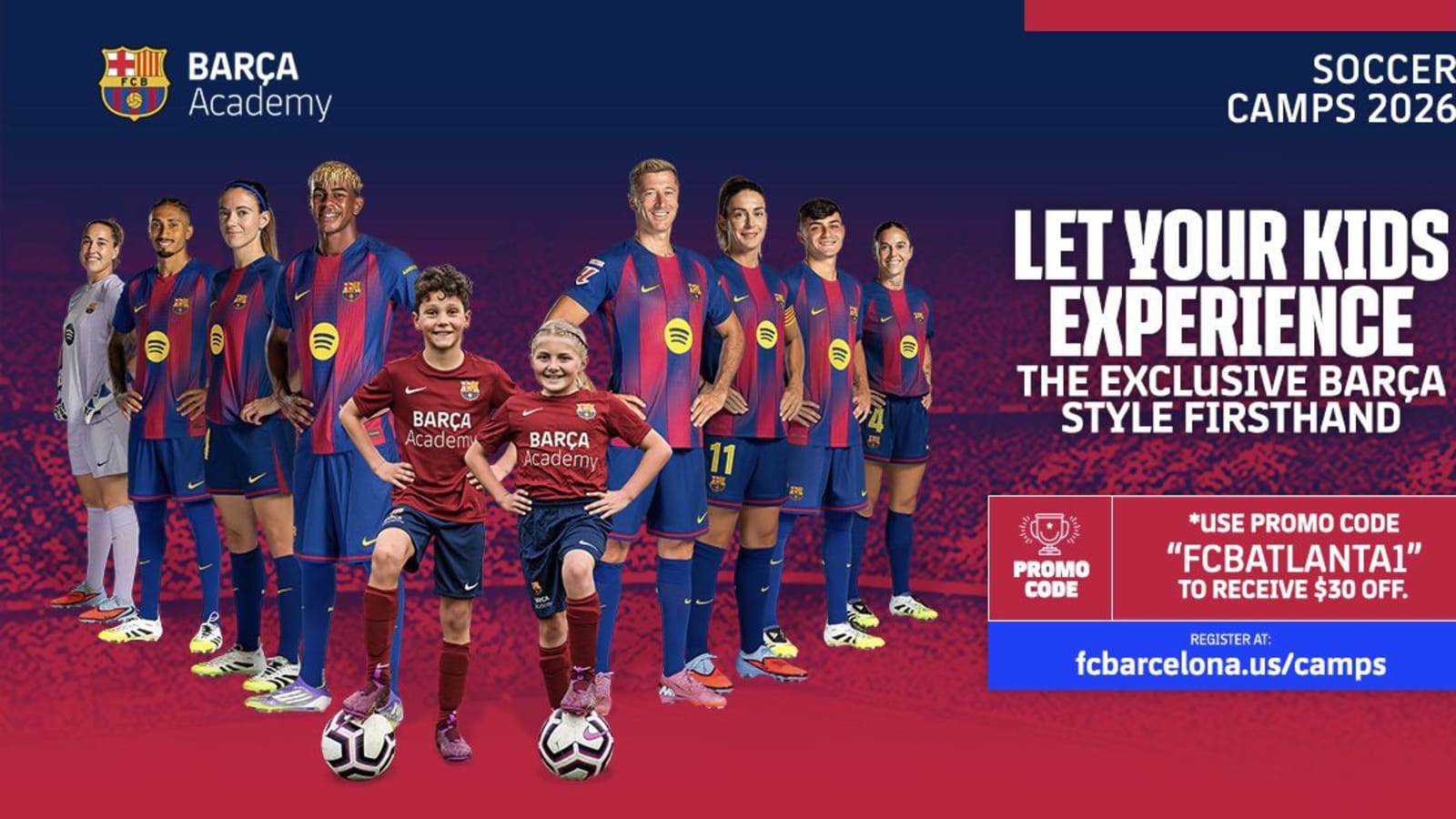 FC BARCELONA SOCCER CAMP - ATLANTA