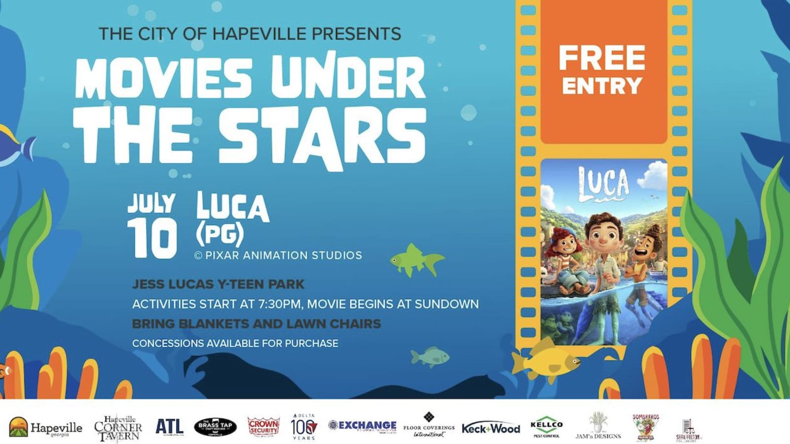 Hapeville's Movie Night Under the Stars