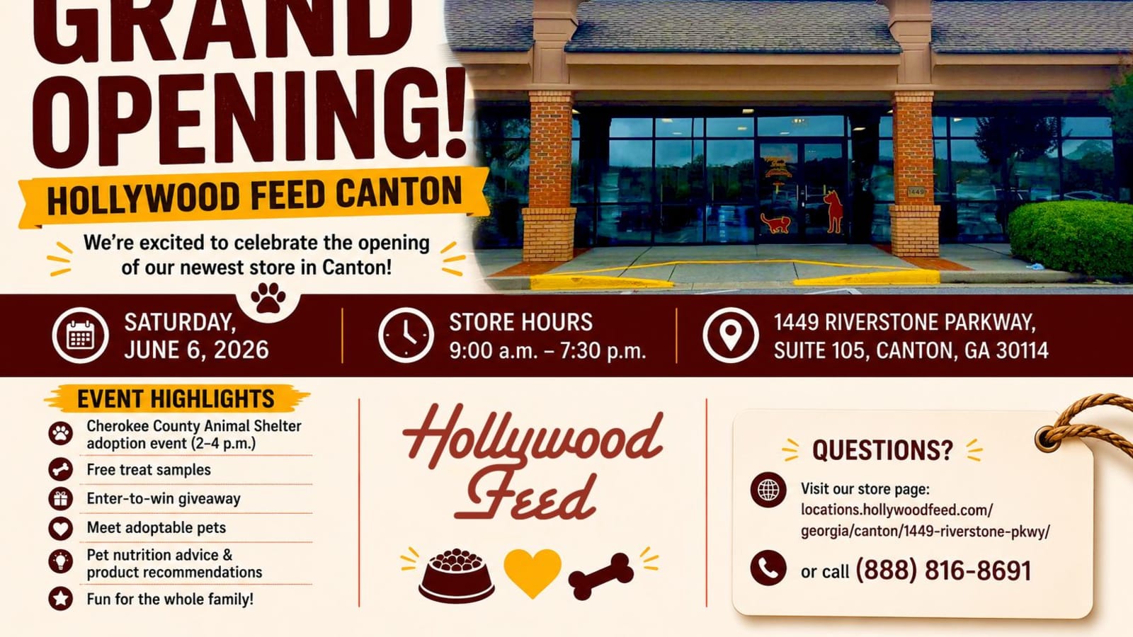 Hollywood Feed Canton Grand Opening Celebration