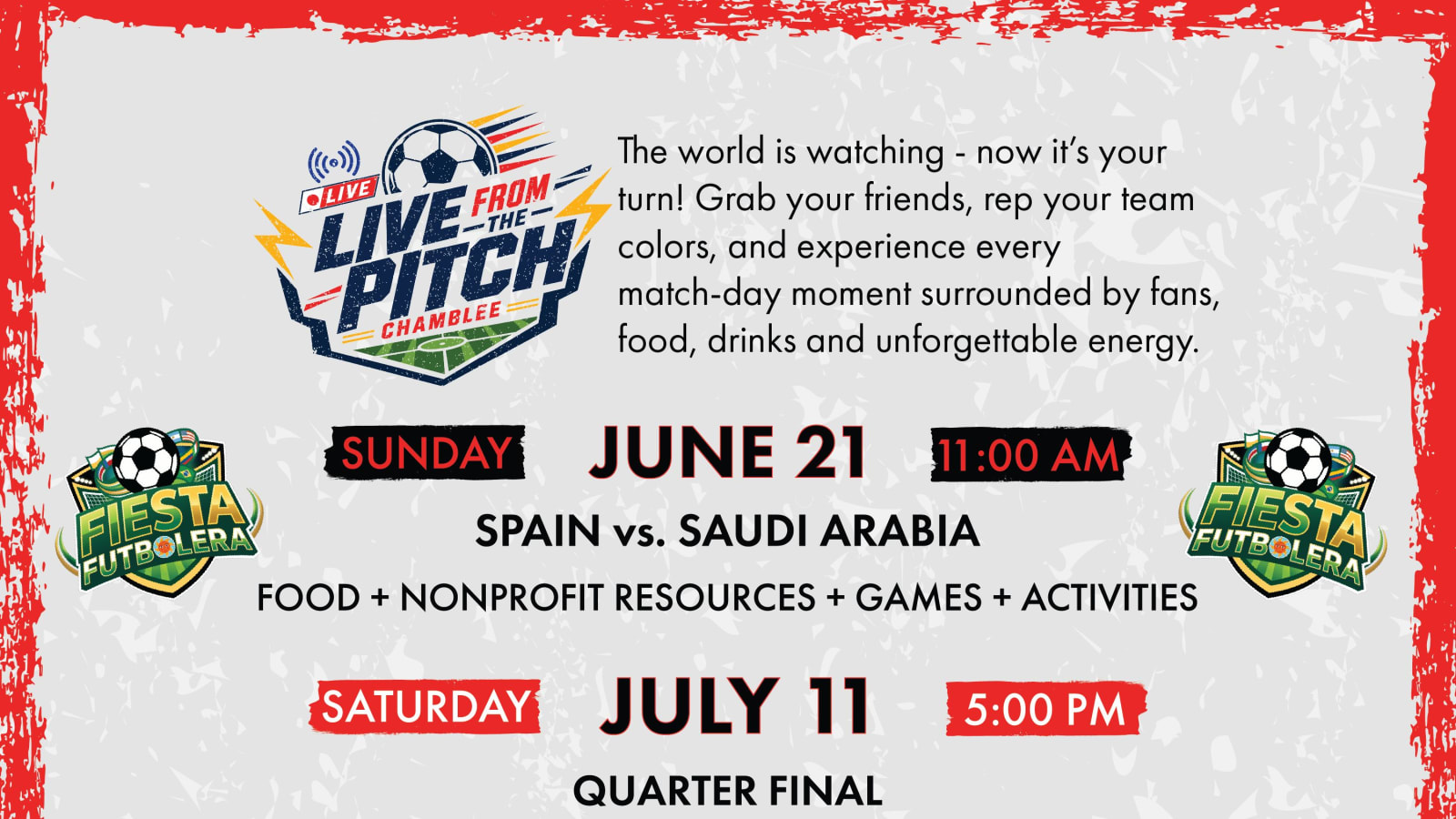 Live! From the Pitch