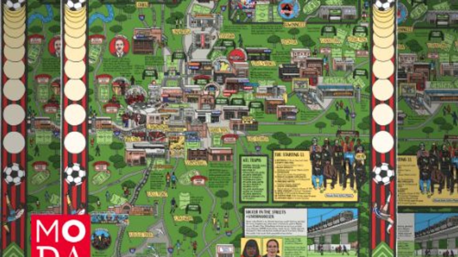 You Are Here: Atlanta Soccer Map
