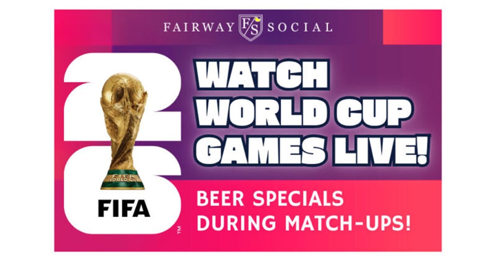 Match Day Watch Parties at Fairway Social