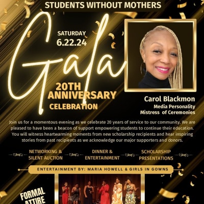 20 Year Anniversary Gala -Students Without Mothers