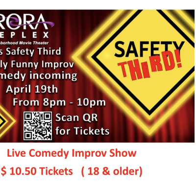 Comedy Improv at Aurora Cineplex-Fri April 19th