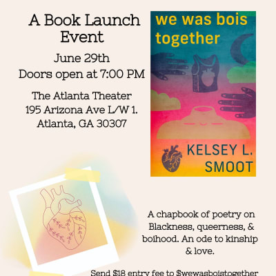 Book Launch Invitation: we was bois together