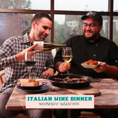 Italian Wine Dinner at Buena Vida Tapas