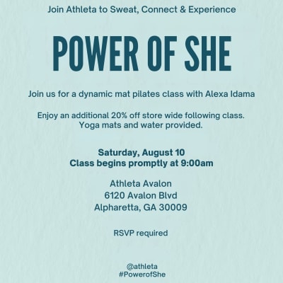 Athleta discount for personal trainers store