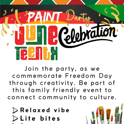 Paint Party Juneteenth Celebration