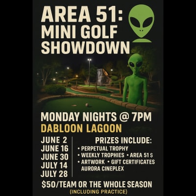 Area 51: Mini Golf Showdown--League Tournament