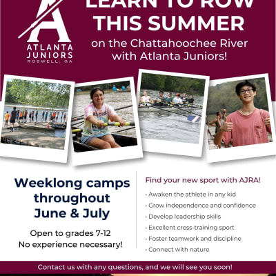 Learn to Row SUMMER CAMPS for Teens with AJRA