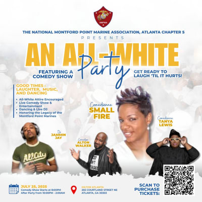 All White Affair with Comedy Show