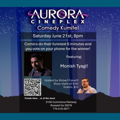 Live Stand-Up Comedy at Aurora Cineplex
