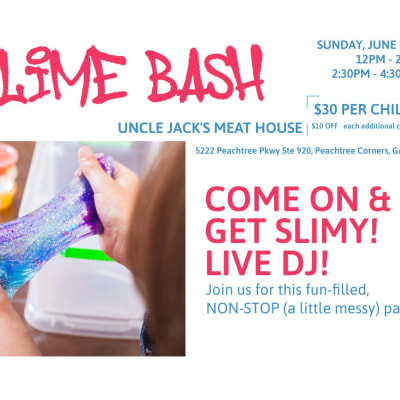 SUMMER KIDS BASH at Uncle Jack's Peachtree Corners