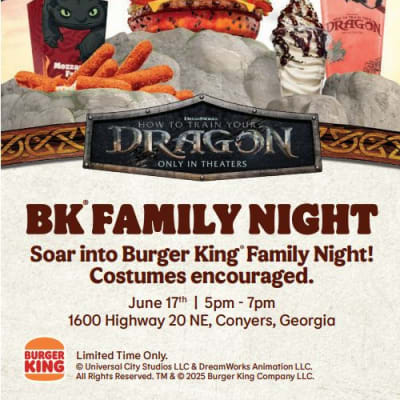 Burger King Family Night - Conyers