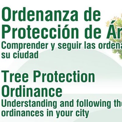SPEAKER SERIES: Ordenanza de Proteccion de Arboles