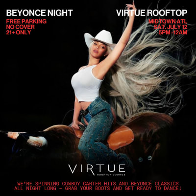 Beyonce Night at Virtue Rooftop