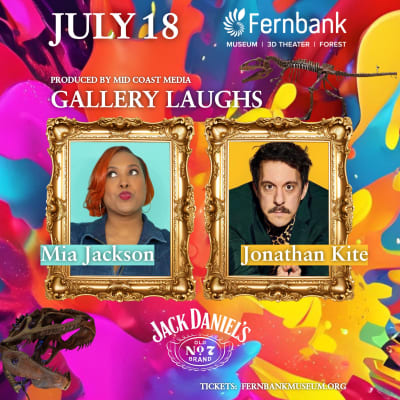 Gallery Laughs: Mia Jackson and Jonathan Kite