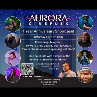 Live Stand Up Comedy Showcase at Aurora Cineplex