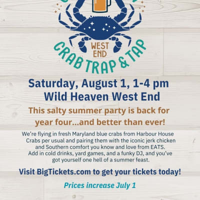 Crab Trap & Tap Returns to Wild Heaven Beer