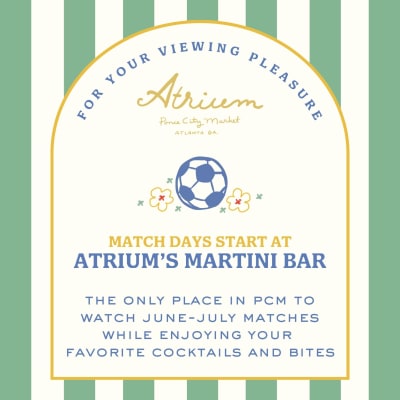 Soccer Match Viewing at Atrium