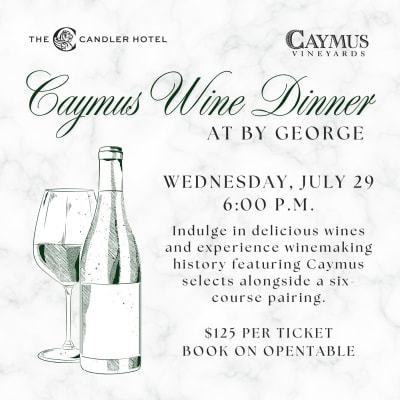 Caymus Wine Dinner at By George