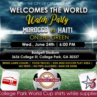 College Park Welcomes the World Watch Party