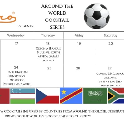 Around the World Cocktail Series