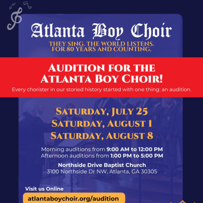 Atlanta Boy Choir Auditions